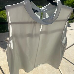 Lafayette 148 Cream Tank Top L